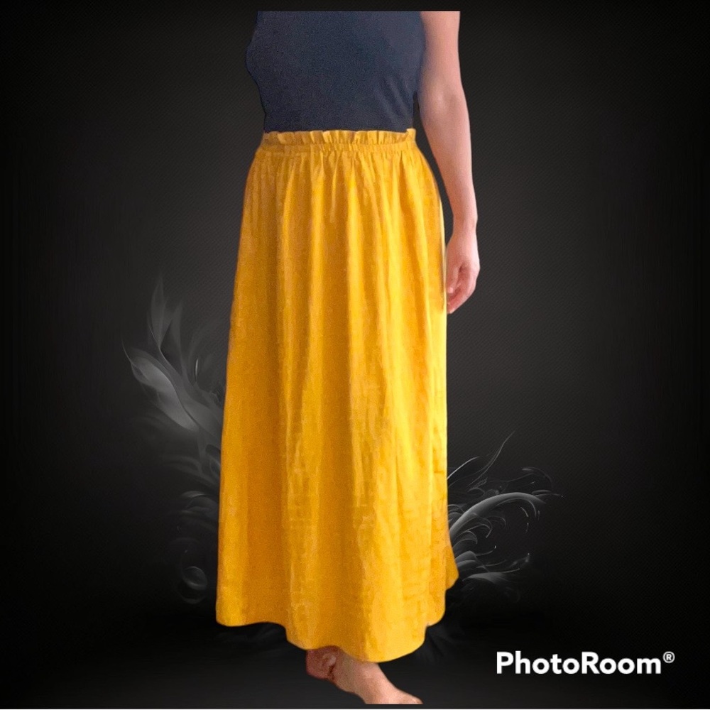 Sunday in Brooklyn Yellow Maxi Skirt
